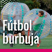 Fútbol burbuja en Pamplona